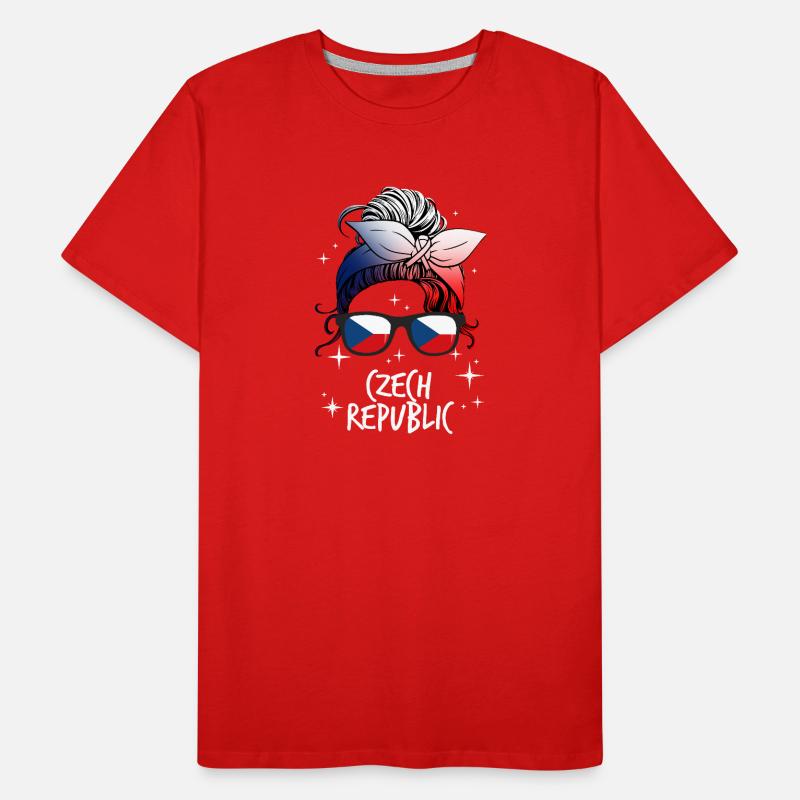 République tchèque T-shirt bio Premium Homme