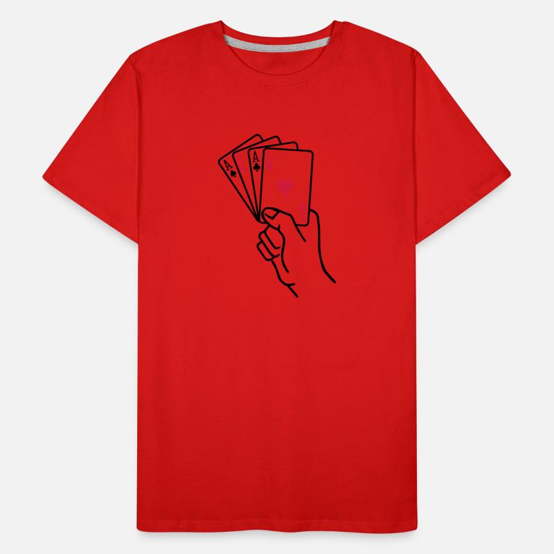 Poker T-shirt bio Premium Homme