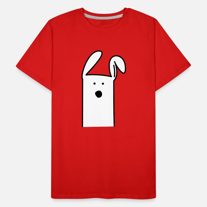 Hase Männer Premium Bio T-Shirt