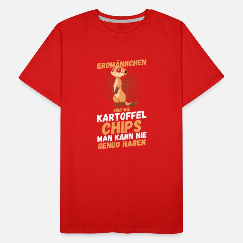 Erdmännchen Männer Premium Bio T-Shirt