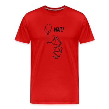 Kurti Na Ballone - Männer Premium Bio T-Shirt - Rot - Vorne - Damien (186cm)