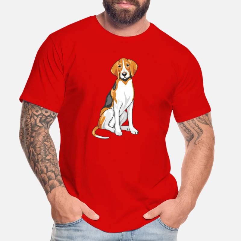 Sitting foxhound Men's Premium Organic T-Shirt