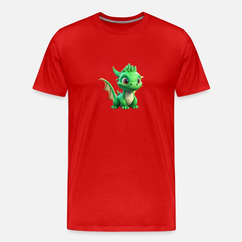 Spitze - Männer Premium Bio T-Shirt - Rot