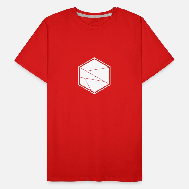 hexagone abstrait T-shirt bio Premium Homme