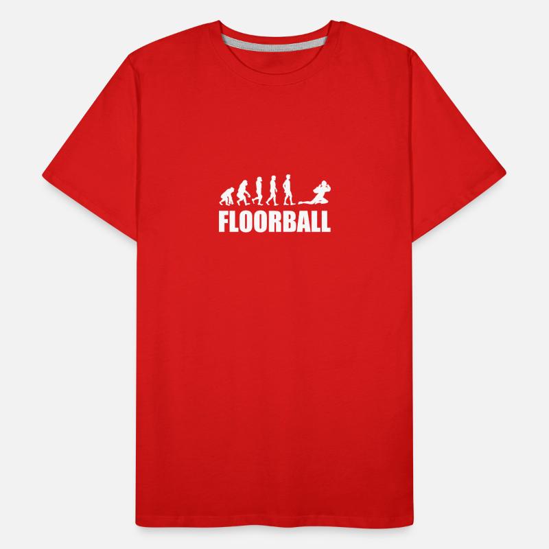 Floorball goalkeeper evolution Men's Premium Organic T-Shirt
