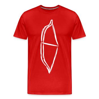 Bow Sketch - Men's Premium Organic T-Shirt - red - Front - Damien (186cm)