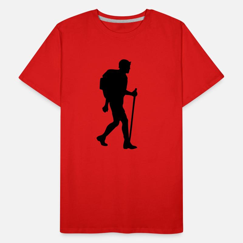 Wandern Männer Premium Bio T-Shirt