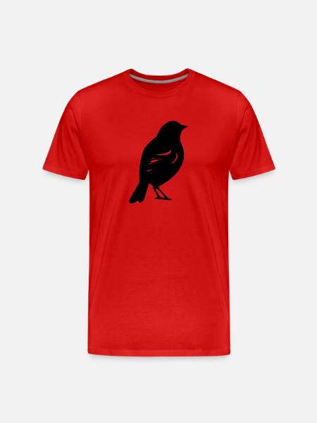Bird - Men's Premium Organic T-Shirt - red