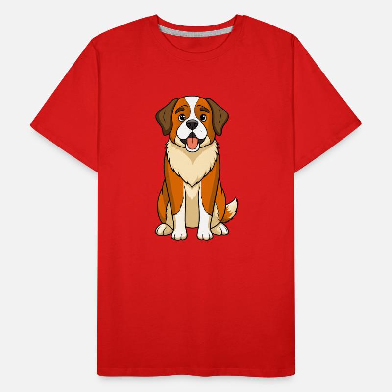 Expression douce Saint Bernard T-shirt bio Premium Homme