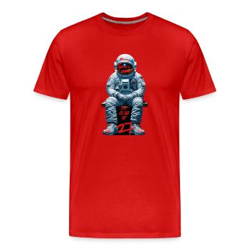 Missing Space Ibiza TheClubof27 1989-2016 @ Markus - Men's Premium Organic T-Shirt - red - Front - Damien (186cm)