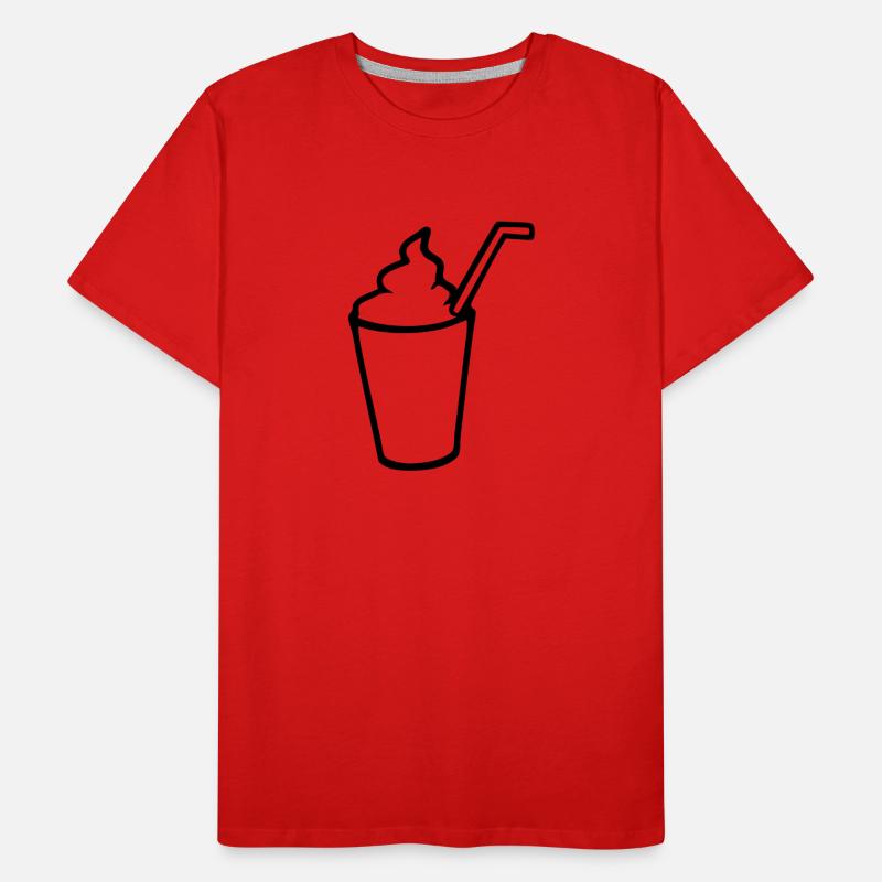 Milchshake Männer Premium Bio T-Shirt
