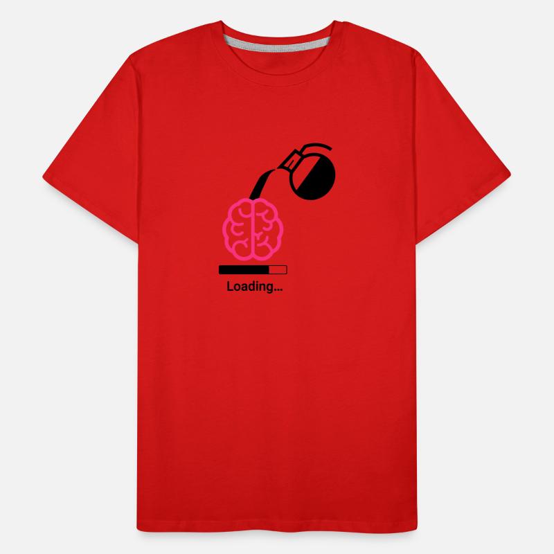 Coffee charging status Men's Premium Organic T-Shirt
