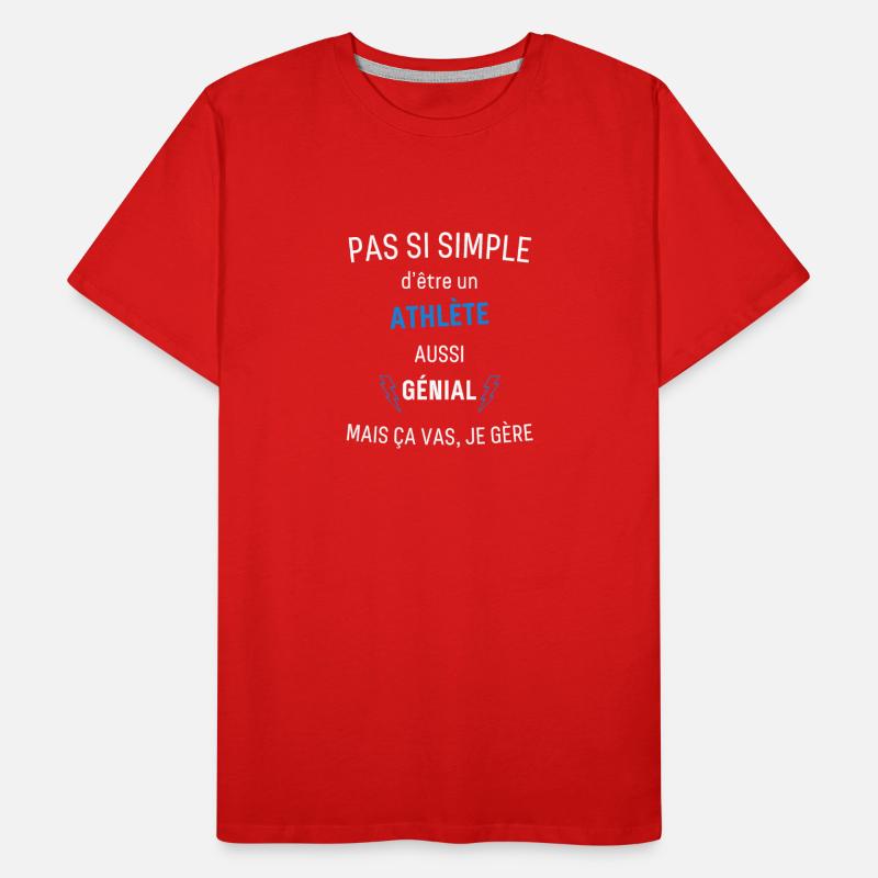 Awesome Athlete Men's Premium Organic T-Shirt