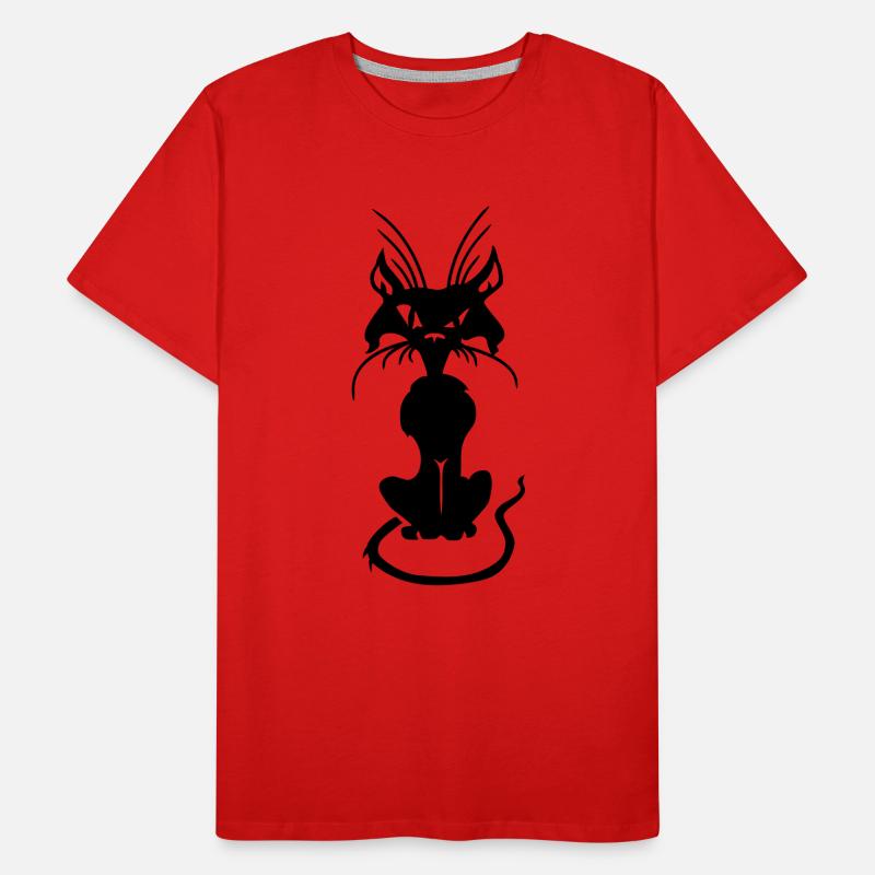 Bad Cat Men's Premium Organic T-Shirt