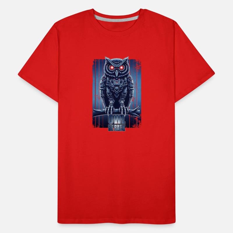 Eule Owl soit de retour T-shirt bio Premium Homme