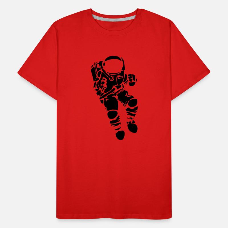 Astronaut Vector Design Men's Premium Organic T-Shirt