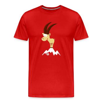 Capricorn - Capricorn (c) - T-shirt bio Premium Homme - rouge - Devant - Damien (186cm)
