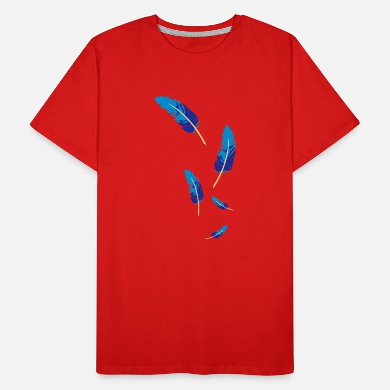 feather light fly airy fluffy Men's Premium Organic T-Shirt
