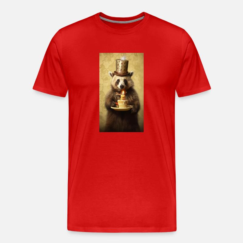Geburtstag - Männer Premium Bio T-Shirt - Rot