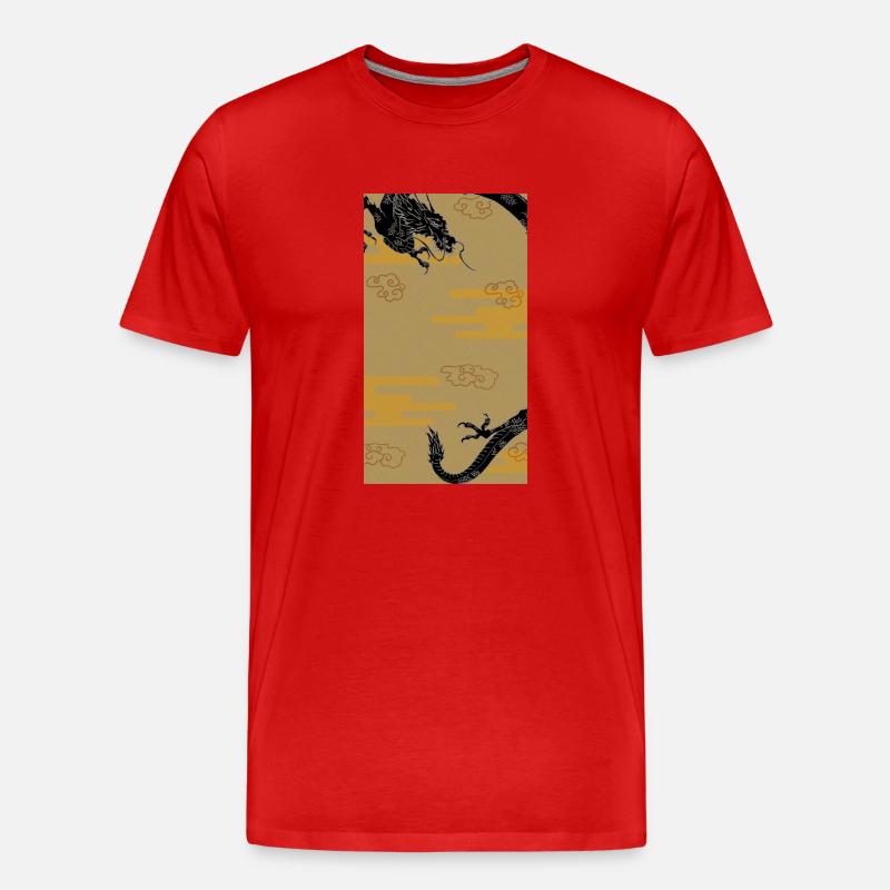 tatu tate2 - Männer Premium Bio T-Shirt - Rot