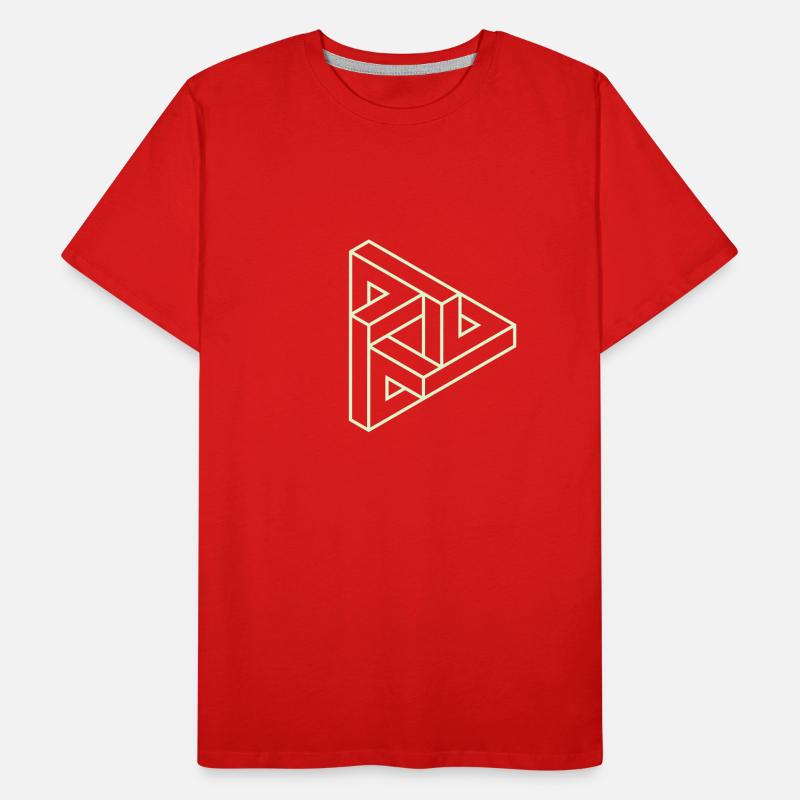 Impossible Figures 80A Men's Premium Organic T-Shirt