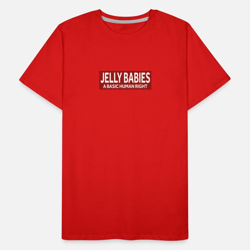 JELLY BABIES - A BASIC HUMAN RIGHT Männer Premium Bio T-Shirt