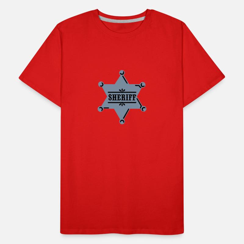 sheriff T-shirt bio Premium Homme