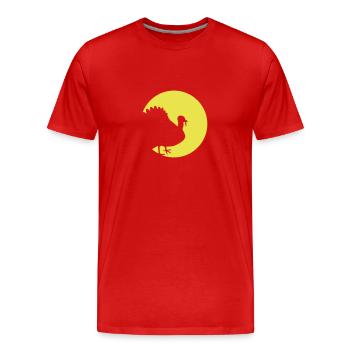 Turkey - Men's Premium Organic T-Shirt - red - Front - Damien (186cm)