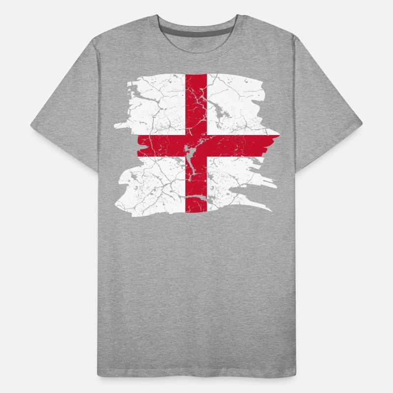 Drapeau de l’Angleterre T-shirt bio Premium Homme