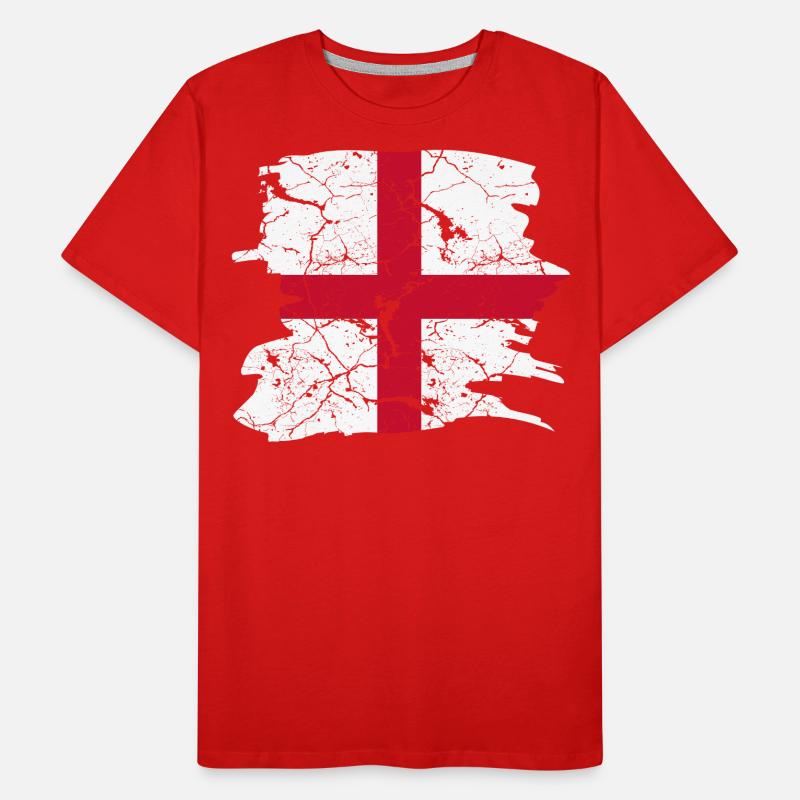 Drapeau de l’Angleterre T-shirt bio Premium Homme