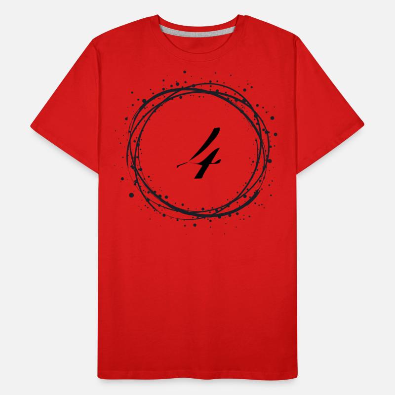 4 T-shirt bio Premium Homme