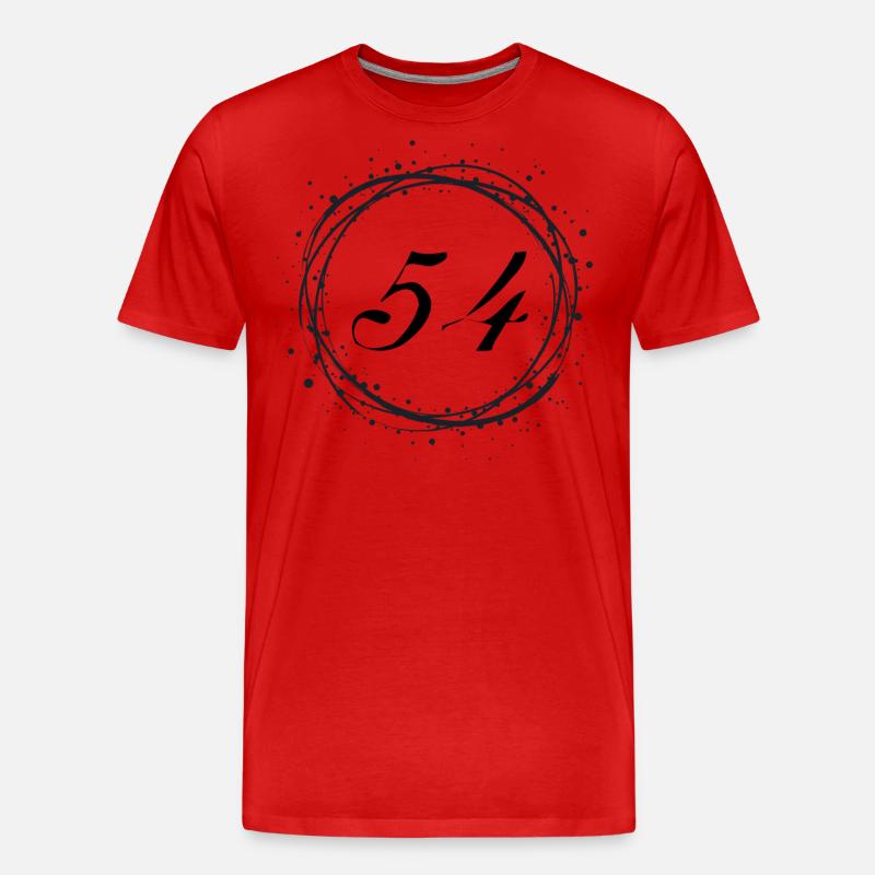 54 - Männer Premium Bio T-Shirt - Rot