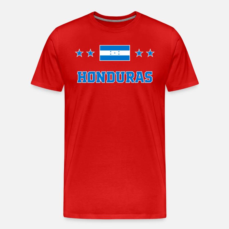 Honduras - Männer Premium Bio T-Shirt - Rot