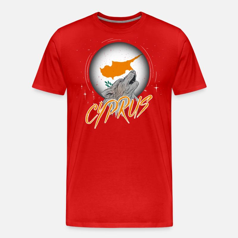 Zypern - Männer Premium Bio T-Shirt - Rot