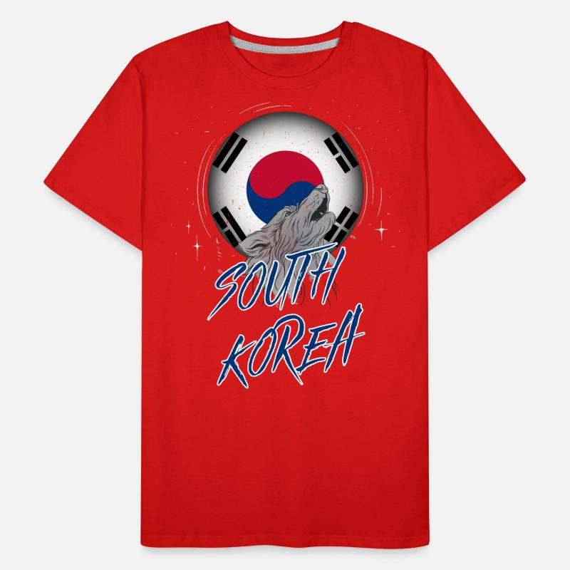 Corée du Sud T-shirt bio Premium Homme
