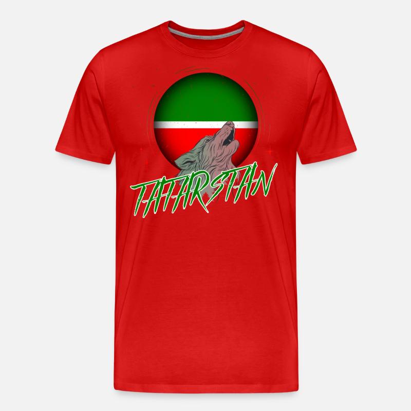 Tatarstan - Männer Premium Bio T-Shirt - Rot