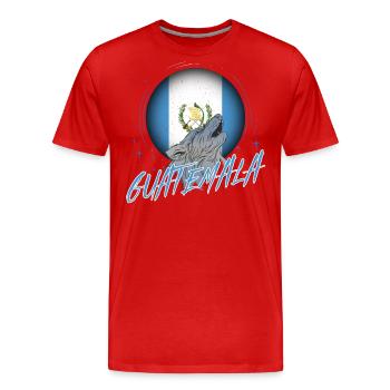 Guatemala - T-shirt bio Premium Homme - rouge - Devant - Damien (186cm)