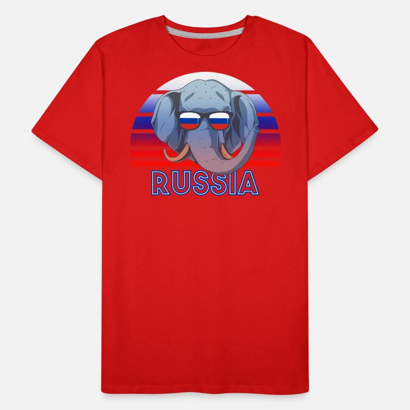 Russie T-shirt bio Premium Homme