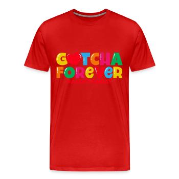 Adoption of children Adoption Foster parents - Men's Premium Organic T-Shirt - red - Front - Damien (186cm)