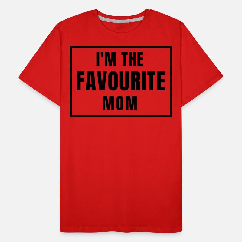 Ich bin die Lieblingsmutter Männer Premium Bio T-Shirt