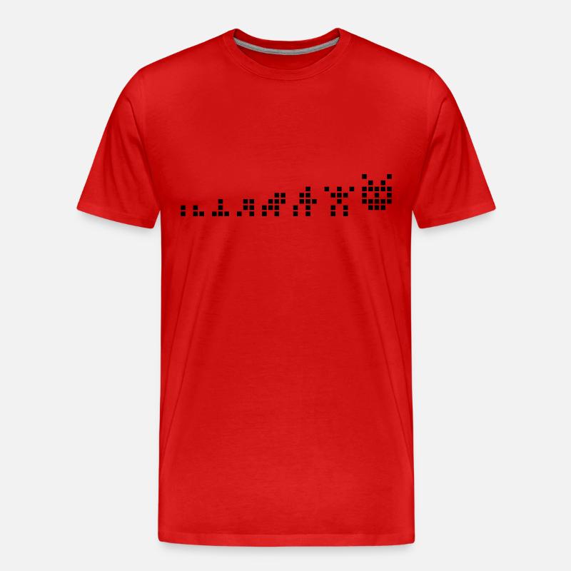 Pixel Evolution - T-shirt bio Premium Homme - rouge
