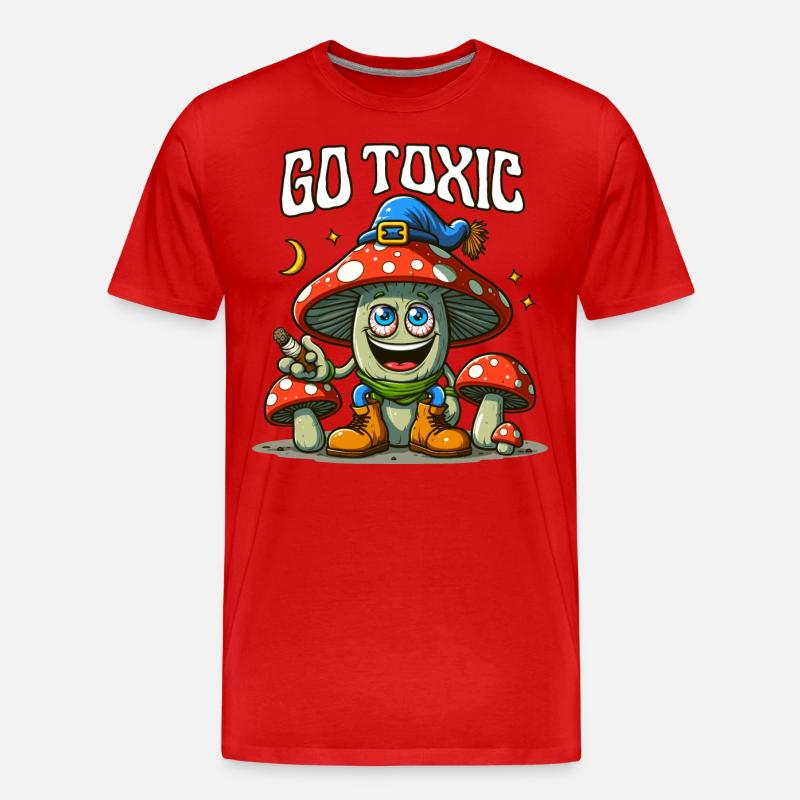 Werden Sie giftig - Männer Premium Bio T-Shirt - Rot