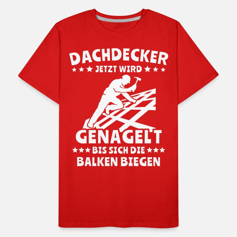 Dachdecker Männer Premium Bio T-Shirt