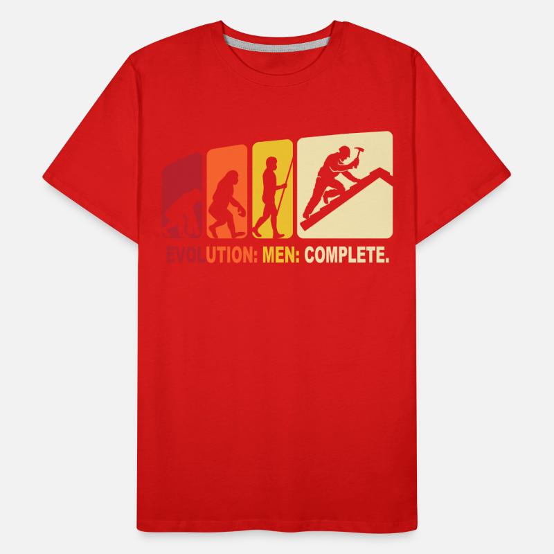 Roofer Evolution Roofing Men's Premium Organic T-Shirt