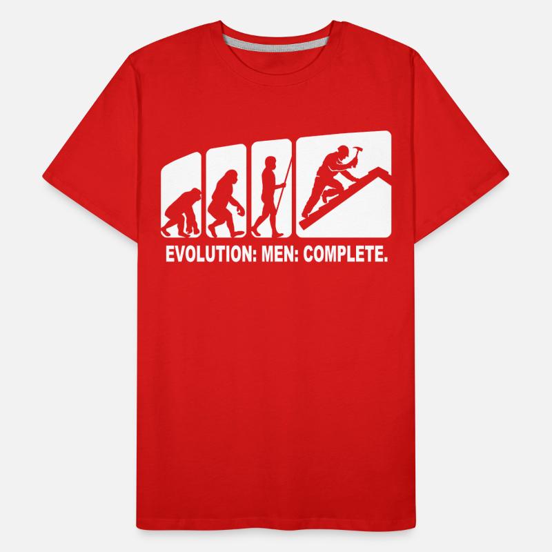 Roofer Evolution Roofing Men's Premium Organic T-Shirt