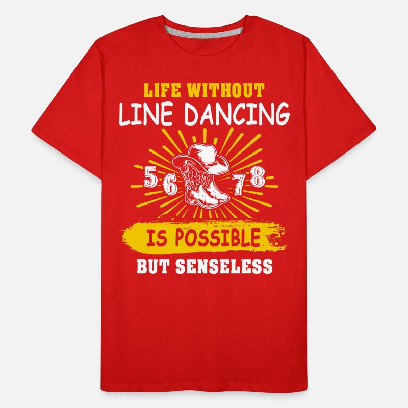 Line Dancing Line Dance Männer Premium Bio T-Shirt