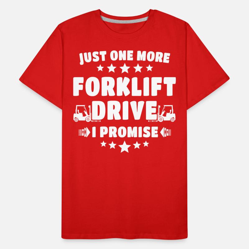 Stapler Staplerfahrer Männer Premium Bio T-Shirt