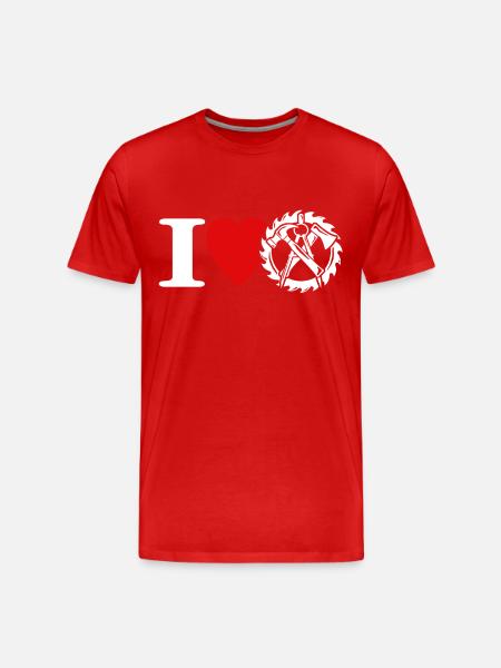 Carpenter Dear carpenters - Men's Premium Organic T-Shirt - red