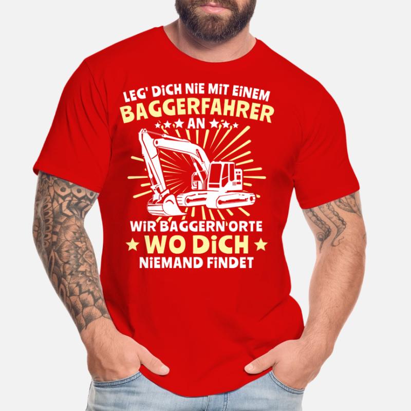 Baggerführer Bagger Baggerfahrer Männer Premium Bio T-Shirt