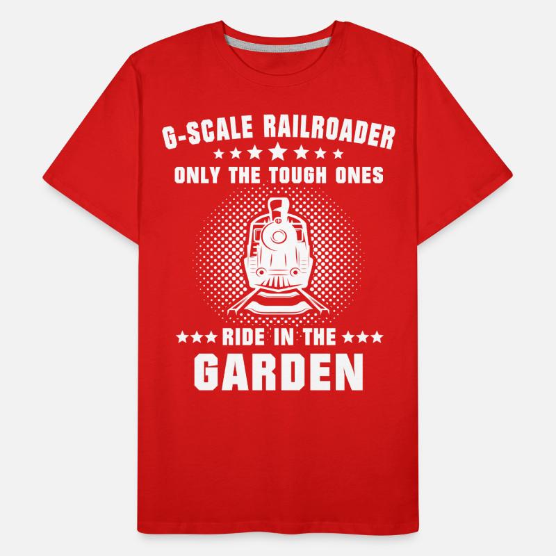 Gartenbahn Modellbahn Spur G Männer Premium Bio T-Shirt